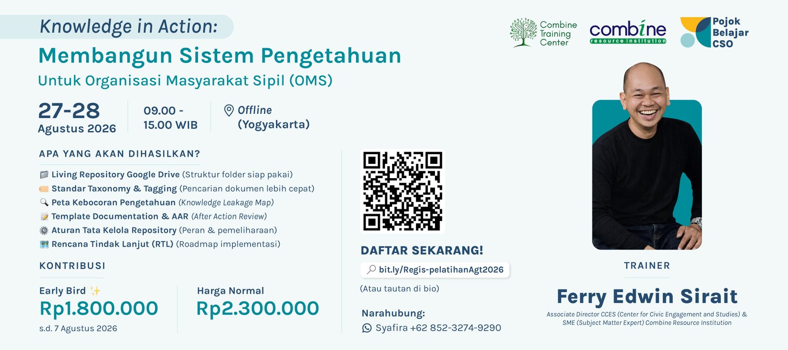Sampul kursus Knowledge in Action: Membangun Sistem Pengetahuan Organisasi untuk OMS